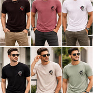 Premium Men's T-Shirt for Casual & Daily Wear | RGR-KNITTING DOWNSHOULDER-26