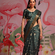 Holland Silk Handloom Silk Saree with Blouse for Premium Ethnic and Traditional Wear | ALL-HOLLAND SILK-01