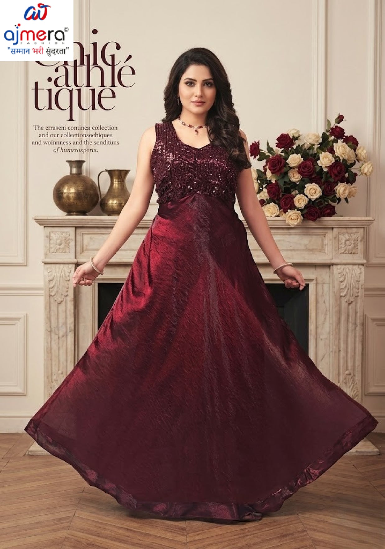 Elegant Fandy Designer Party Wear Gown for Women | SHP-5068