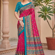 Designer Printed Saree with Blouse Piece for Special Occasions  | VER-BANJARAN-47456