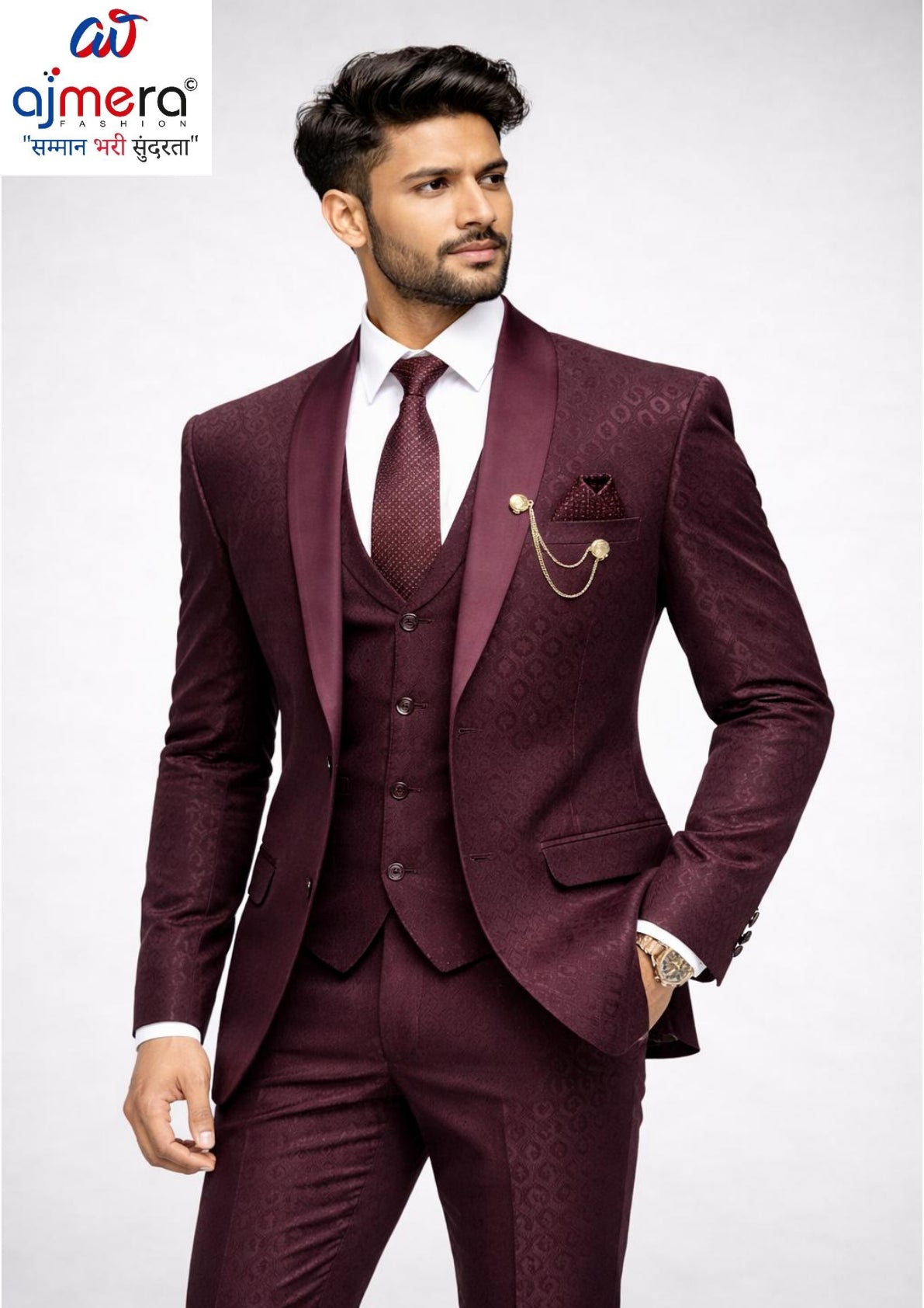 Premium Men's Coat Pant Set for Business & Party Wear | JDW-K526