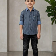 Cotton Kids Shirt Wholesale in Surat | RJ9-62-1