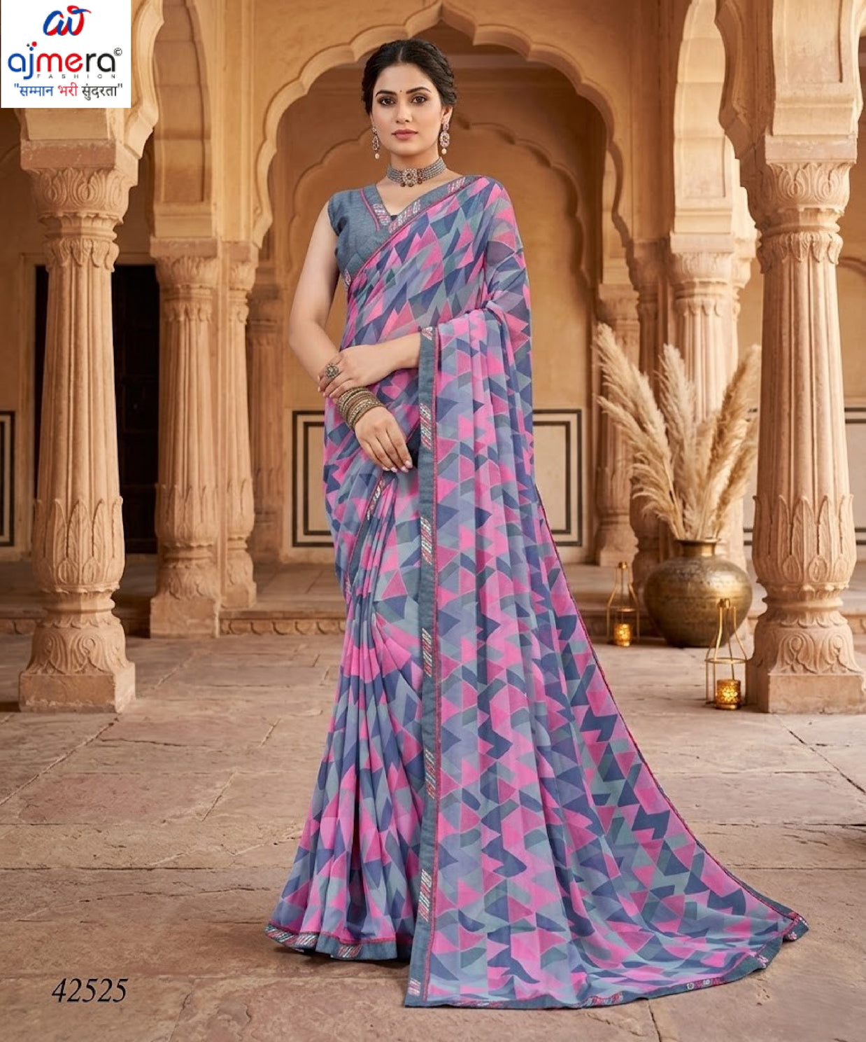 Classic Printed Saree with Blouse Piece for Timeless Traditional Style  | RDD-SHAAN VOL-03