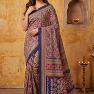 Dola Silk Blended Silk Saree with Blouse for Premium Ethnic and Designer Wear | ALL-DOLA SILK-297