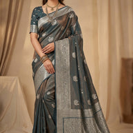 Charm Jacquard Silk Saree With Blouse Piece | GTE-PREMIUM
