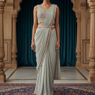 Designer Chiffon Gown for Women | SDO-218443