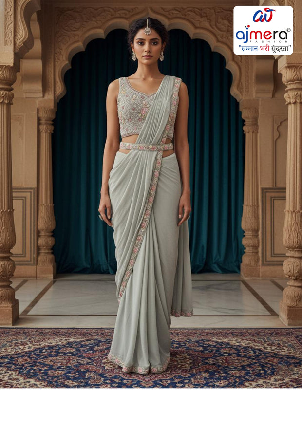 Designer Chiffon Gown for Women | SDO-218443