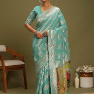 Palmera Saree Manufacturer and Palmera Saree Supplier | ALL-VANAYA-05