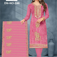 Premium Designer Unstitched Suit Set | YF-DIWANGI-2