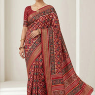 Regal Elegance Jacquard Silk Saree With Blouse Piece | MDW-MYSHA