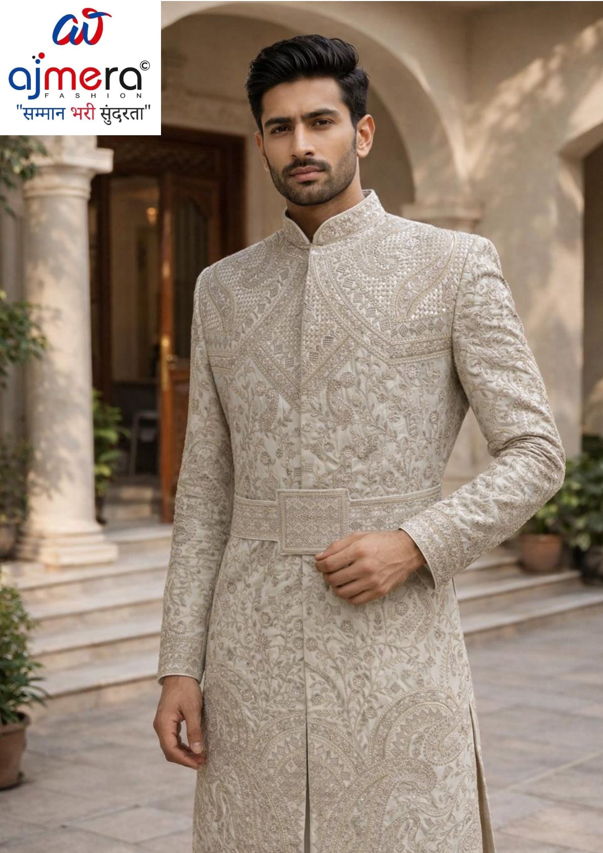 Mens Sherwani Wholesaler for Retailers | SNA-MSW11304