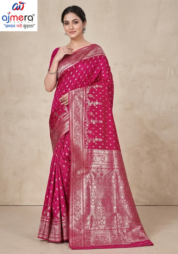 Elegant Jacquard Silk Saree with Designer Blouse Piece for Festive Elegance | TUL-VEERA SILK VOL-03