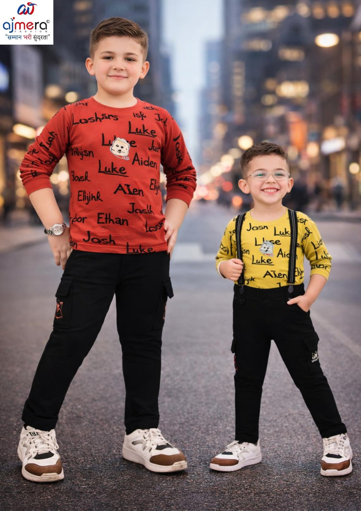 Kids T-Shirt & Pant Set Wholesale in India | SAP-2196