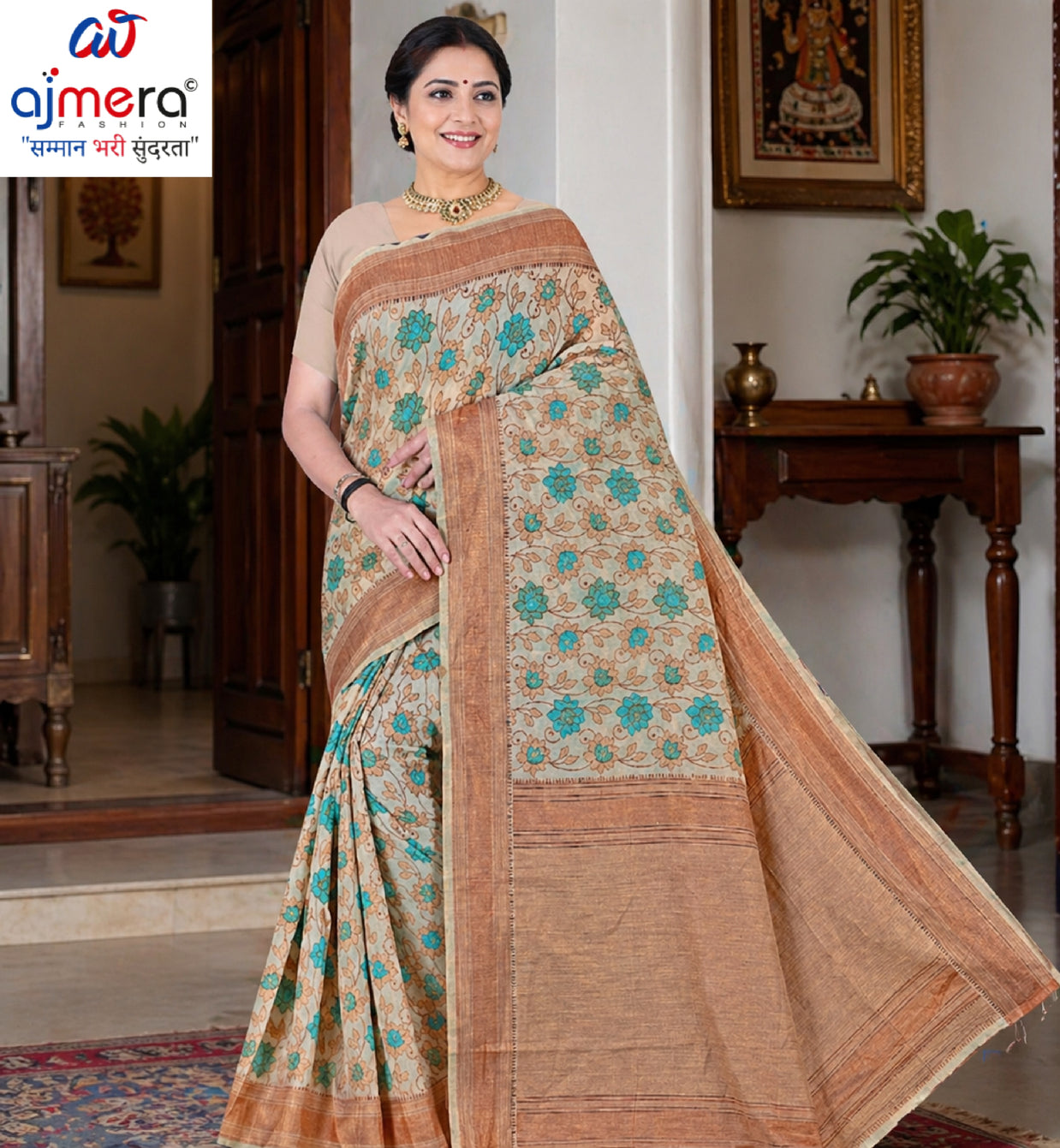 Graceful Jacquard Silk Saree with Blouse Piece for Timeless Ethnic Fashion | DBU-AVINASHI COTTON VOL-3