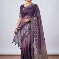 Graceful Jacquard Silk Saree with Blouse Piece for Timeless Ethnic Fashion | MDW-PRAVYA