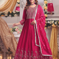 Wholesale Gown in Surat Designer Georgette Gown for Women | KTX-4783-L