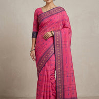 Daily Wear Cotton Saree with Without Blouse for Premium Ethnic and Traditional Wear | NDN-HANDLOOM SAREE-430