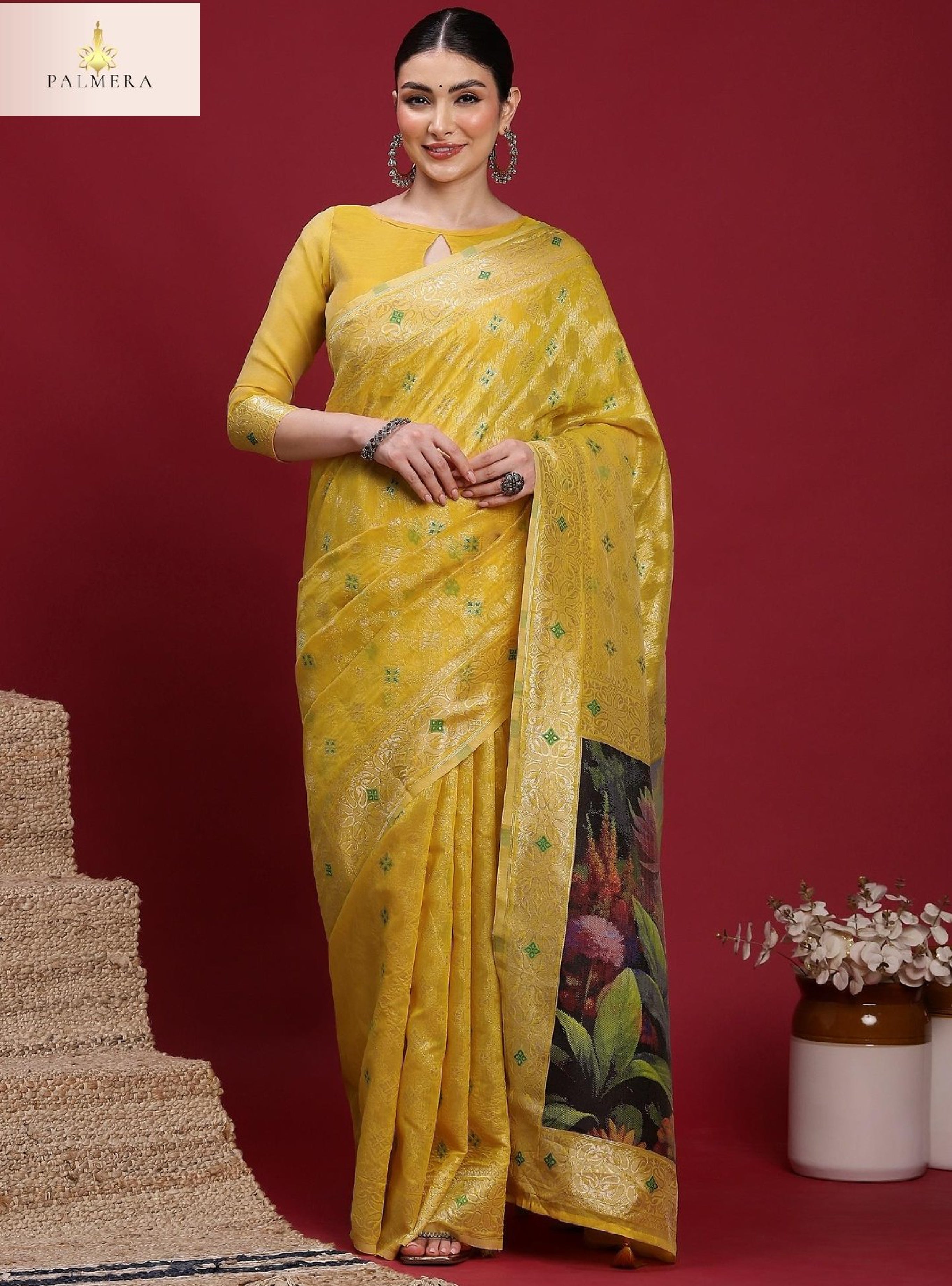 Palmera Saree Wholesaler and Palmera Saree Supplier | ALL-VANAYA-04