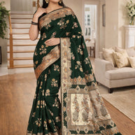 Designer Jacquard Silk Saree with Blouse Piece for Traditional Occasions | TUL-CLEAR SILK VOL-20