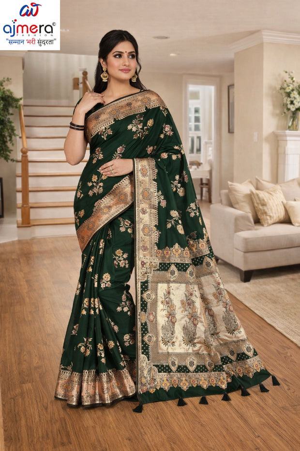 Designer Jacquard Silk Saree with Blouse Piece for Traditional Occasions | TUL-CLEAR SILK VOL-20