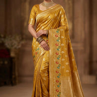 Rich Weave Jacquard Silk Saree With Blouse Piece | RIK-KALI