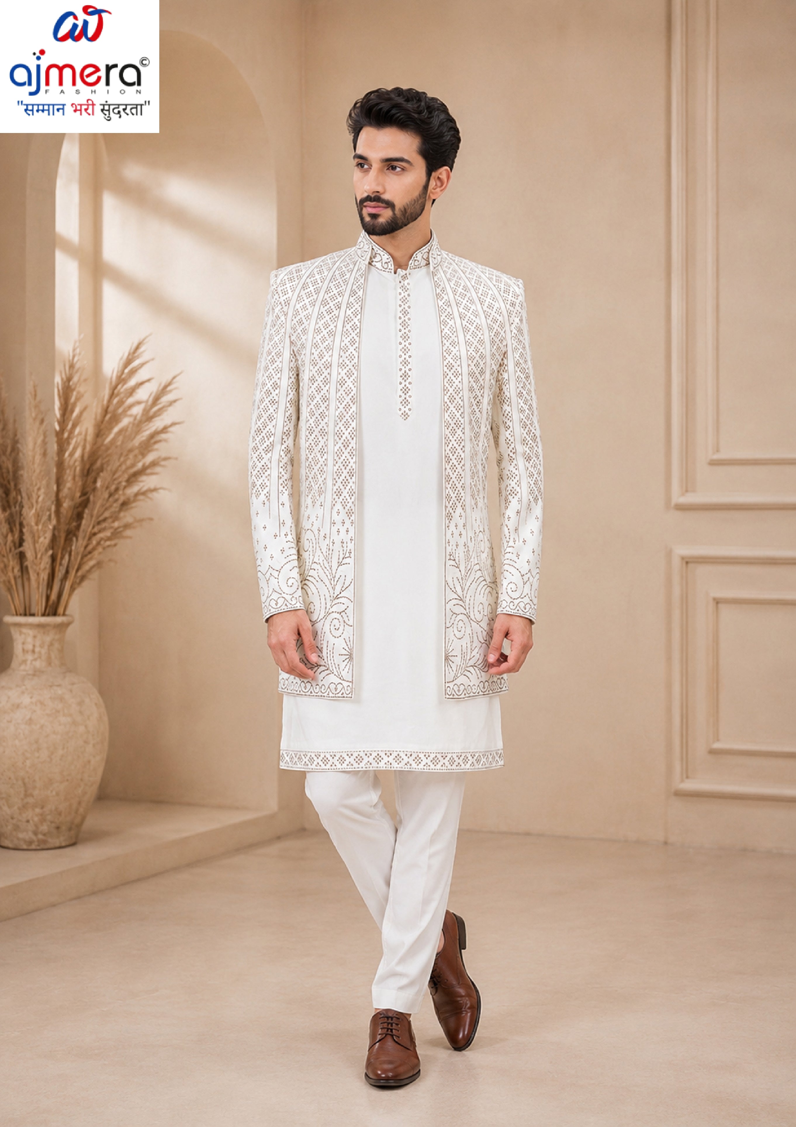 Premium Men's Indo Western for Wedding & Party Wear | SNA-MIN11540