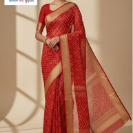 Reniyal Print Loose Saree without Blouse for Premium Ethnic and Traditional Wear | CAS-SHYAM SUNDARI