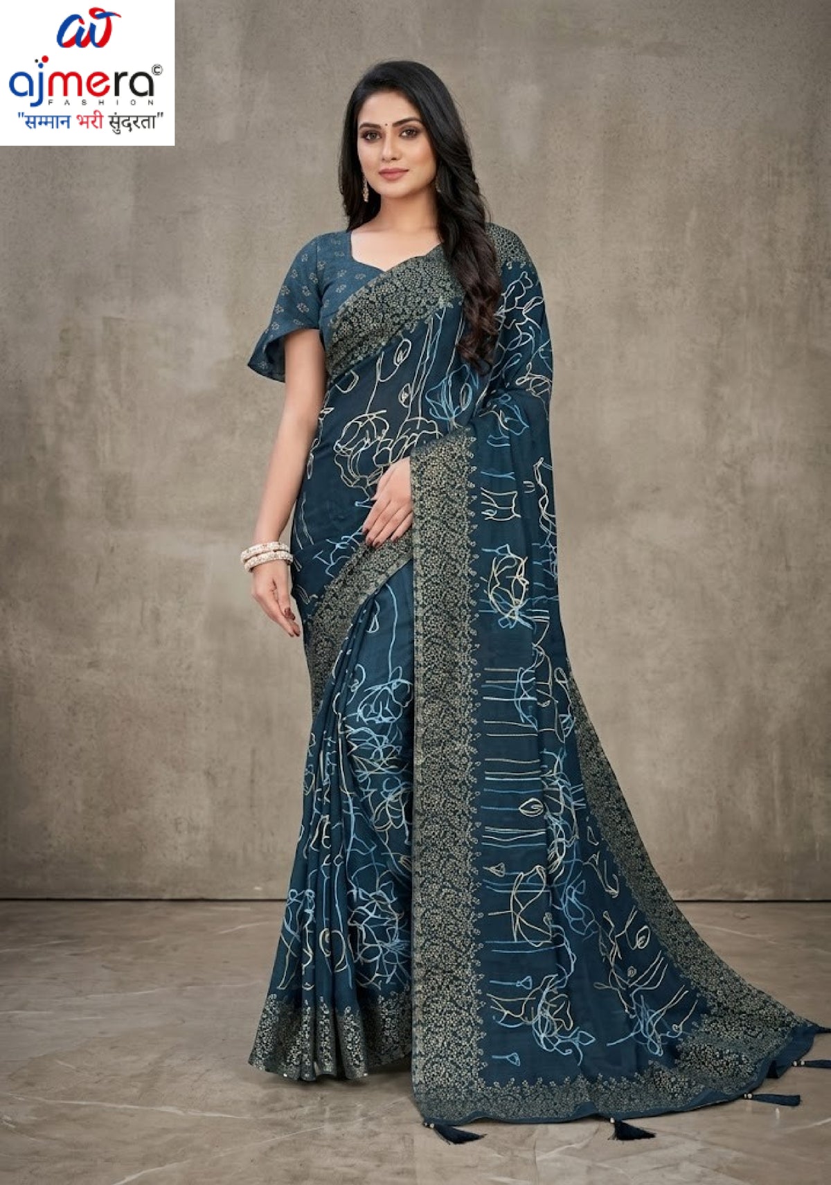 Fashionable Printed Saree with Blouse Piece for Festive Collection  | RDD-SHUBHKALA VOL-02