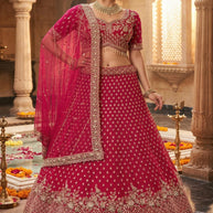 Best Georgette Embroidery Siroski Lahenga Manufacturer in India | SON-SADHANA NEW