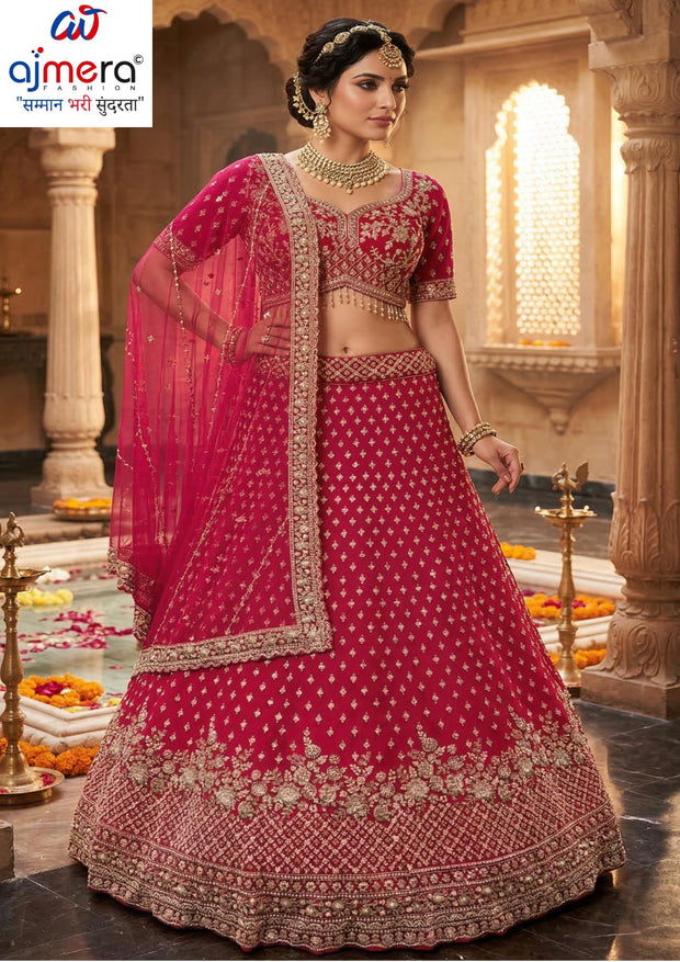 Best Georgette Embroidery Siroski Lahenga Manufacturer in India | SON-SADHANA NEW