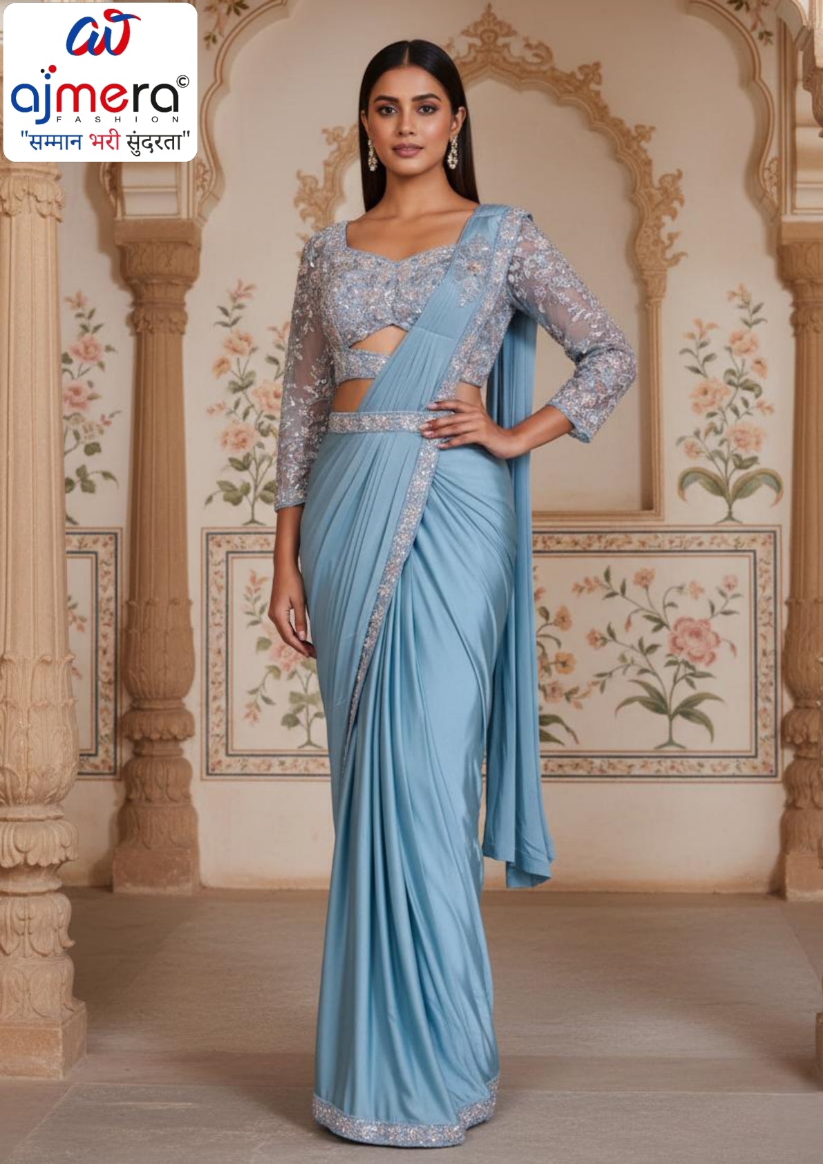 Designer Lycra Gown for Women | SDO-217562