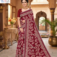 Beautiful Printed Saree with Blouse Piece for Cultural Celebrations | GPT-MEGHA-3