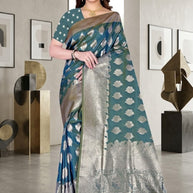 Graceful Jacquard Silk Saree with Blouse Piece for Timeless Ethnic Fashion | TUL-MALBARI SILK VOL-50