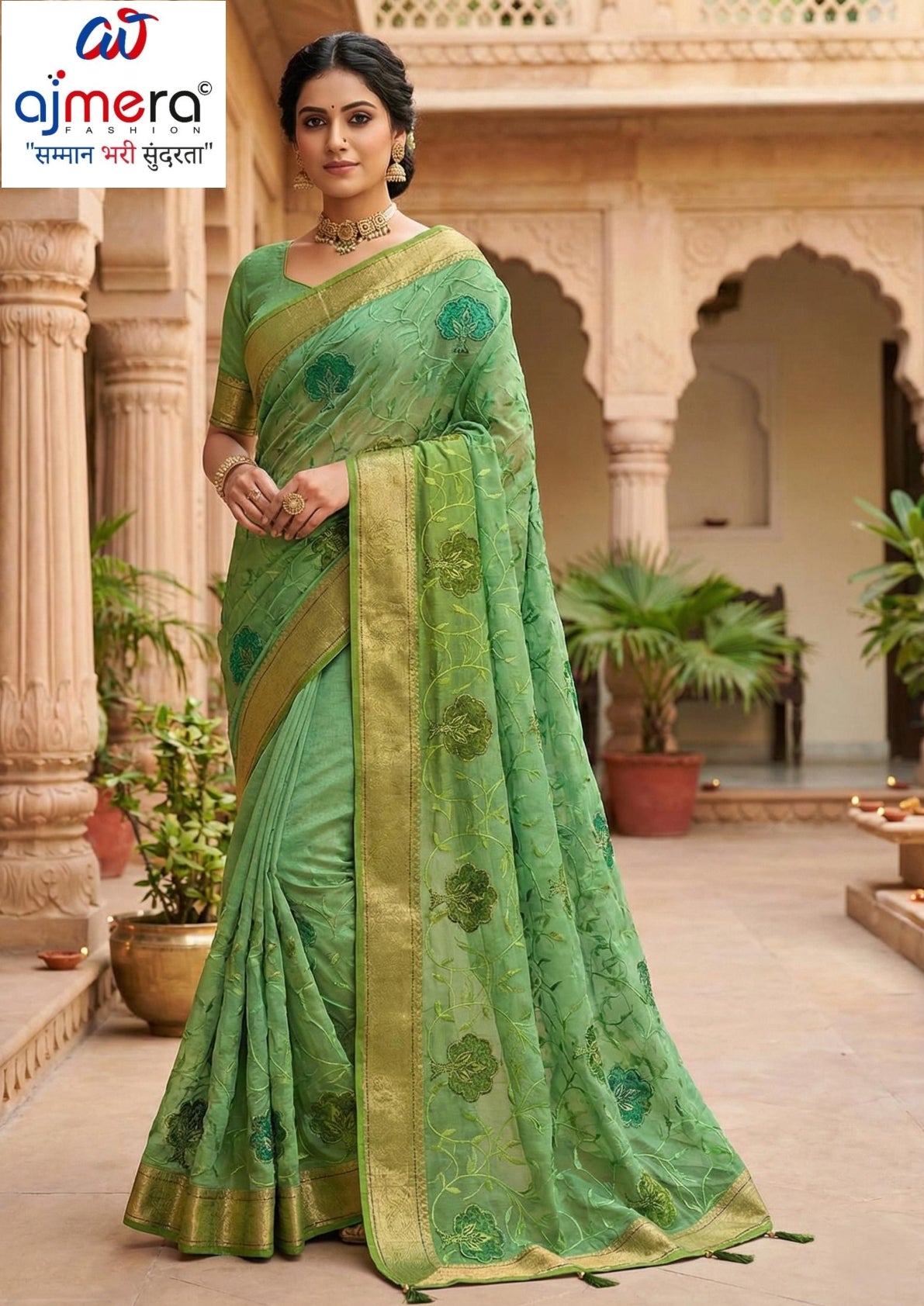 Exclusive Jacquard Silk Saree with Blouse Piece for Premium Cultural Wear | SBV-HD-1036