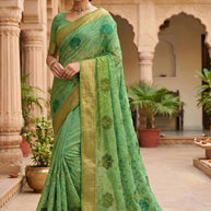 Exclusive Jacquard Silk Saree with Blouse Piece for Premium Cultural Wear | SBV-HD-1036