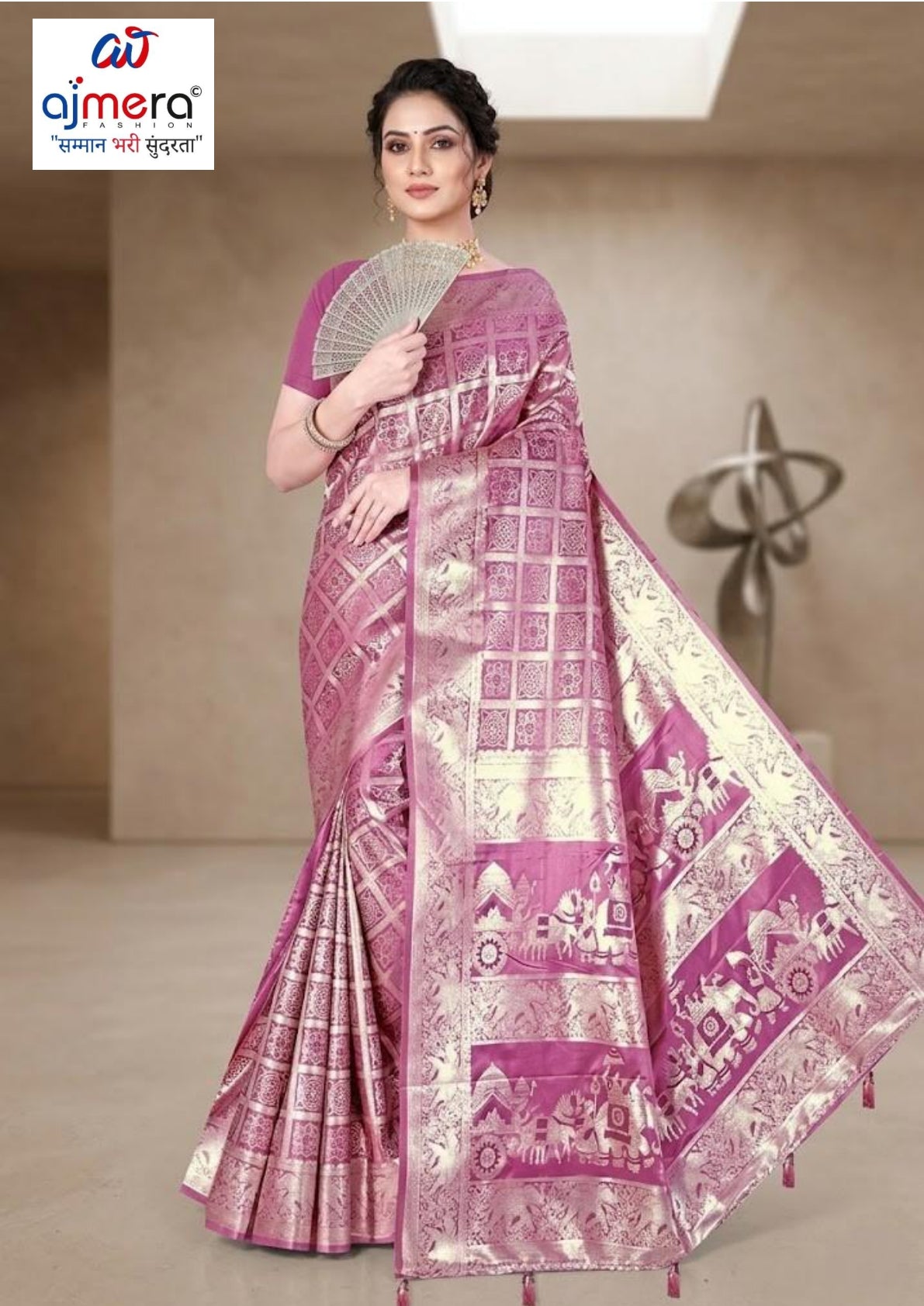 Premium Jacquard Silk Saree with Matching Blouse Piece for Ethnic Celebrations | DBU-MANGAL BELLA VOL-03