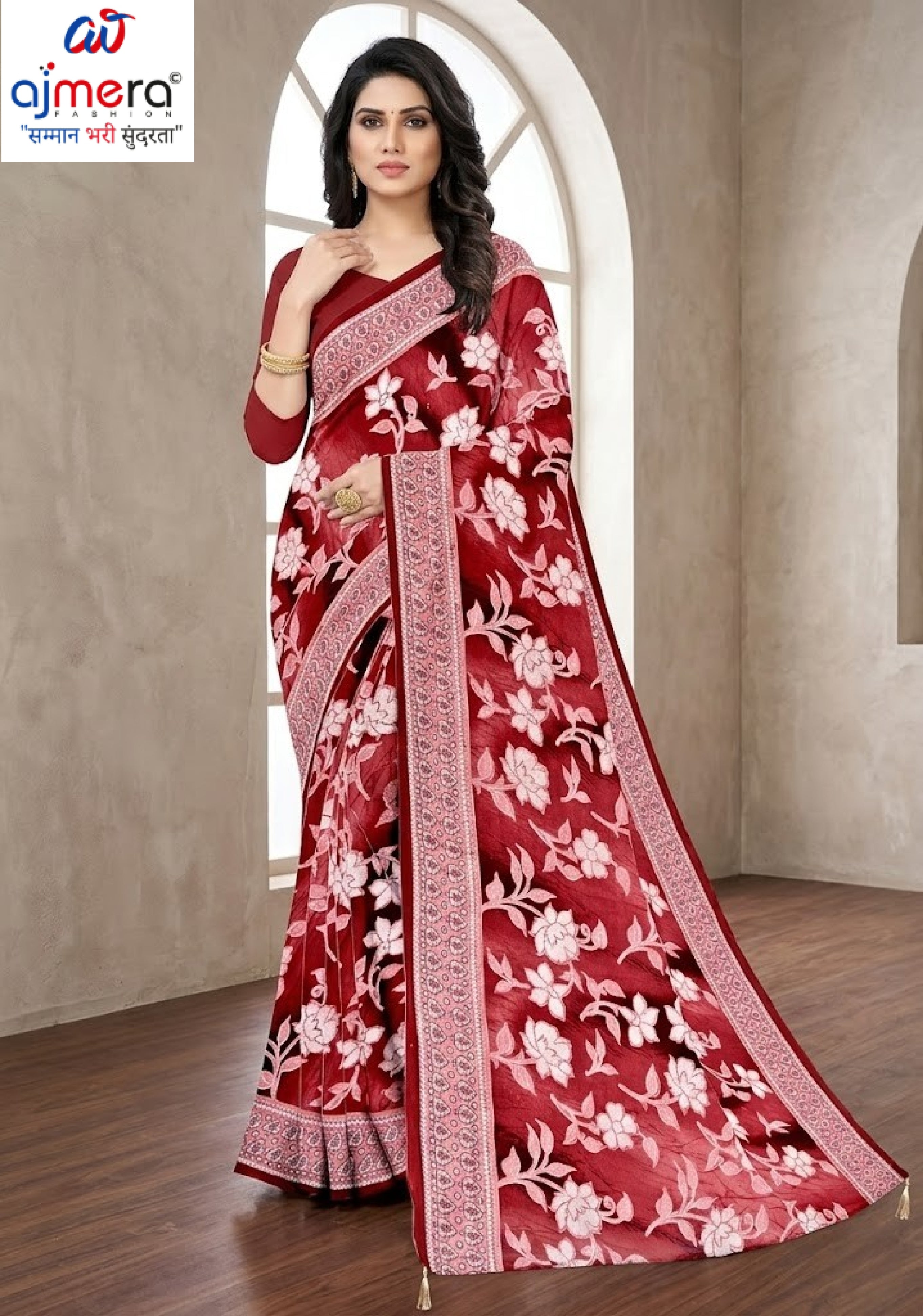 Trendy Printed Saree with Blouse Piece for Women’s Ethnic Wardrobe  | CAS-PURNIMA