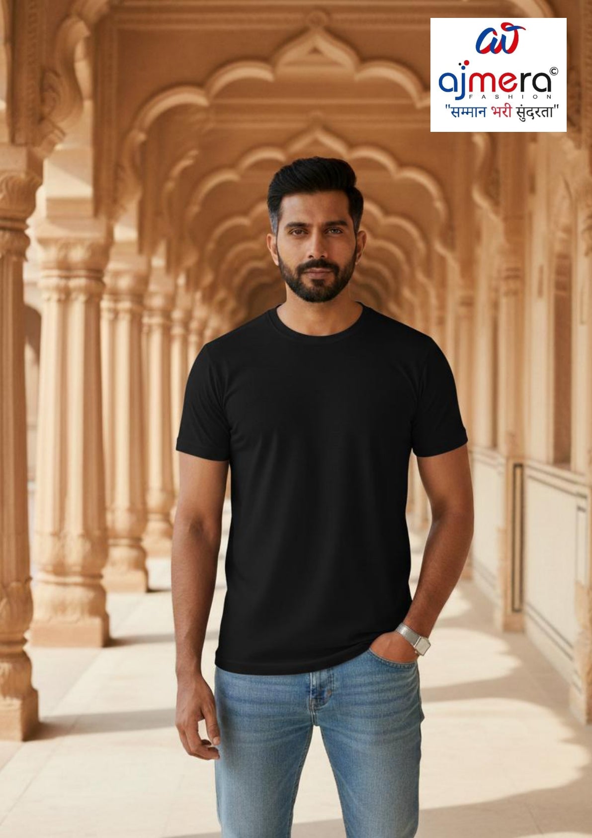 Mens T-Shirt Manufacturer India | BPSS24TEE163