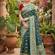 Trendy Printed Saree with Blouse Piece for Women’s Ethnic Wardrobe | VDT-TESLA BRASSO-02