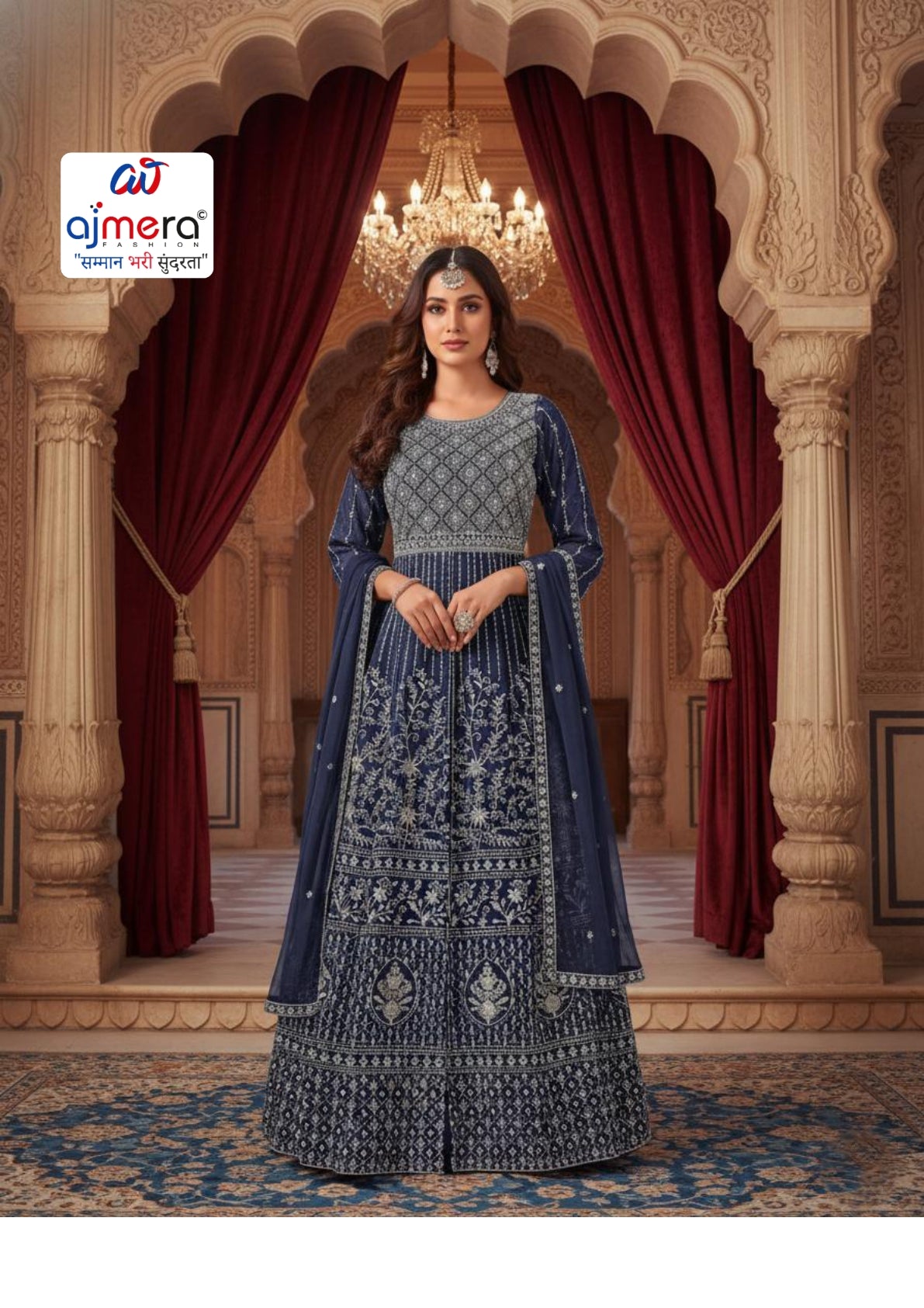 Designer Georgette Gown for Women | KTX-4997-XL