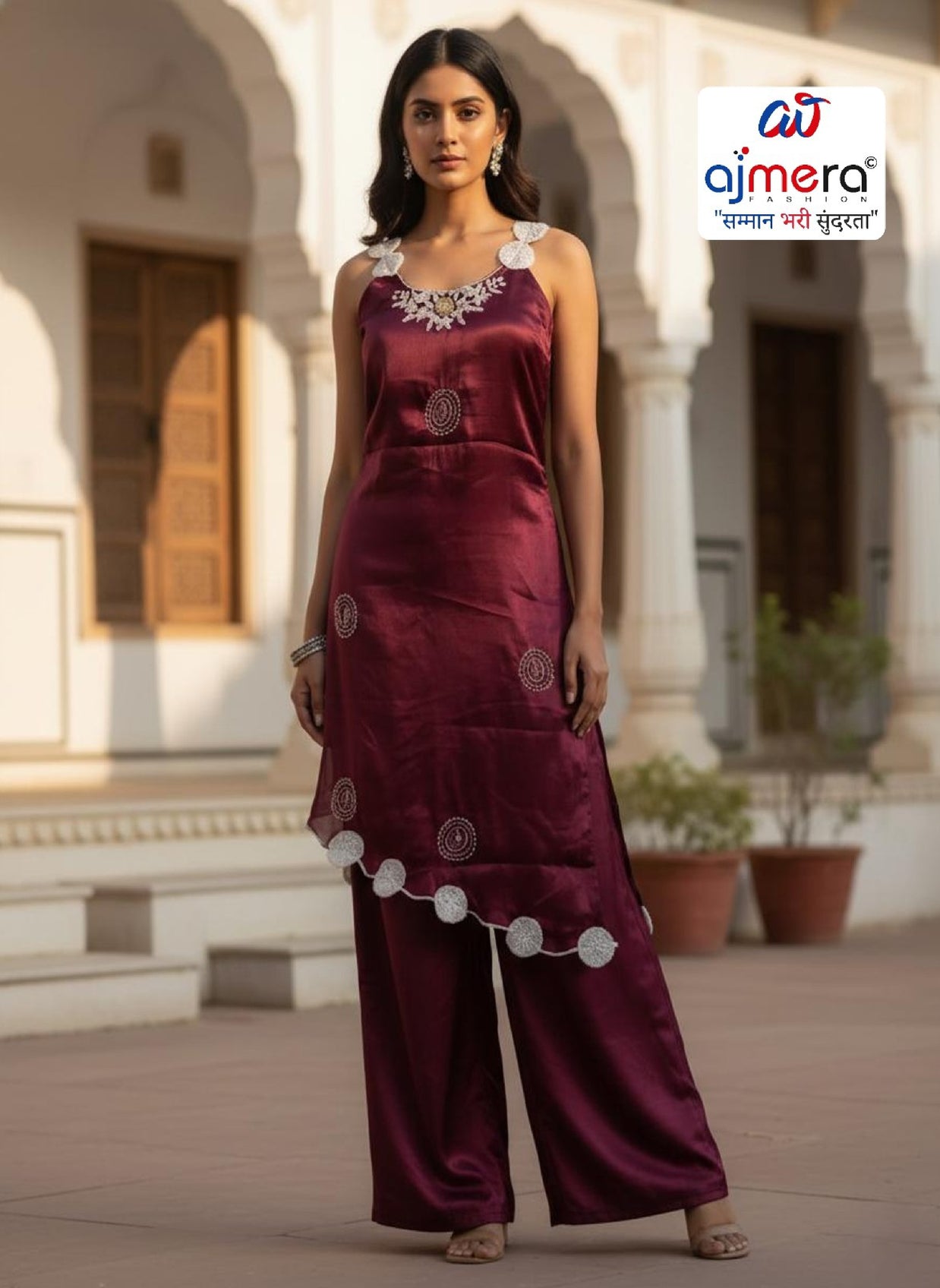 Elegant Jimichu Designer Plazo Set Gown for Women | OSC-1003