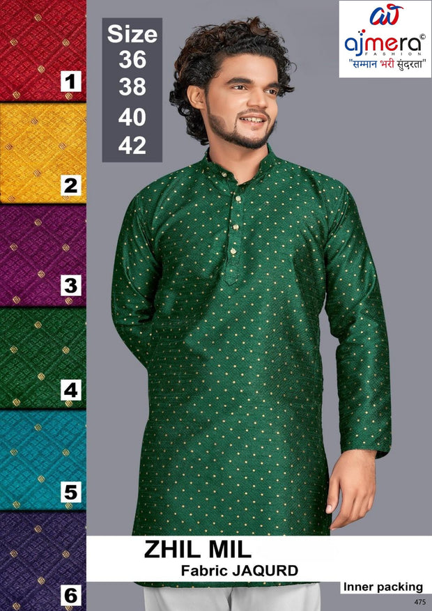 Premium Men's Kurta for Festive & Traditional Wear | NKJ-ZIL MIL