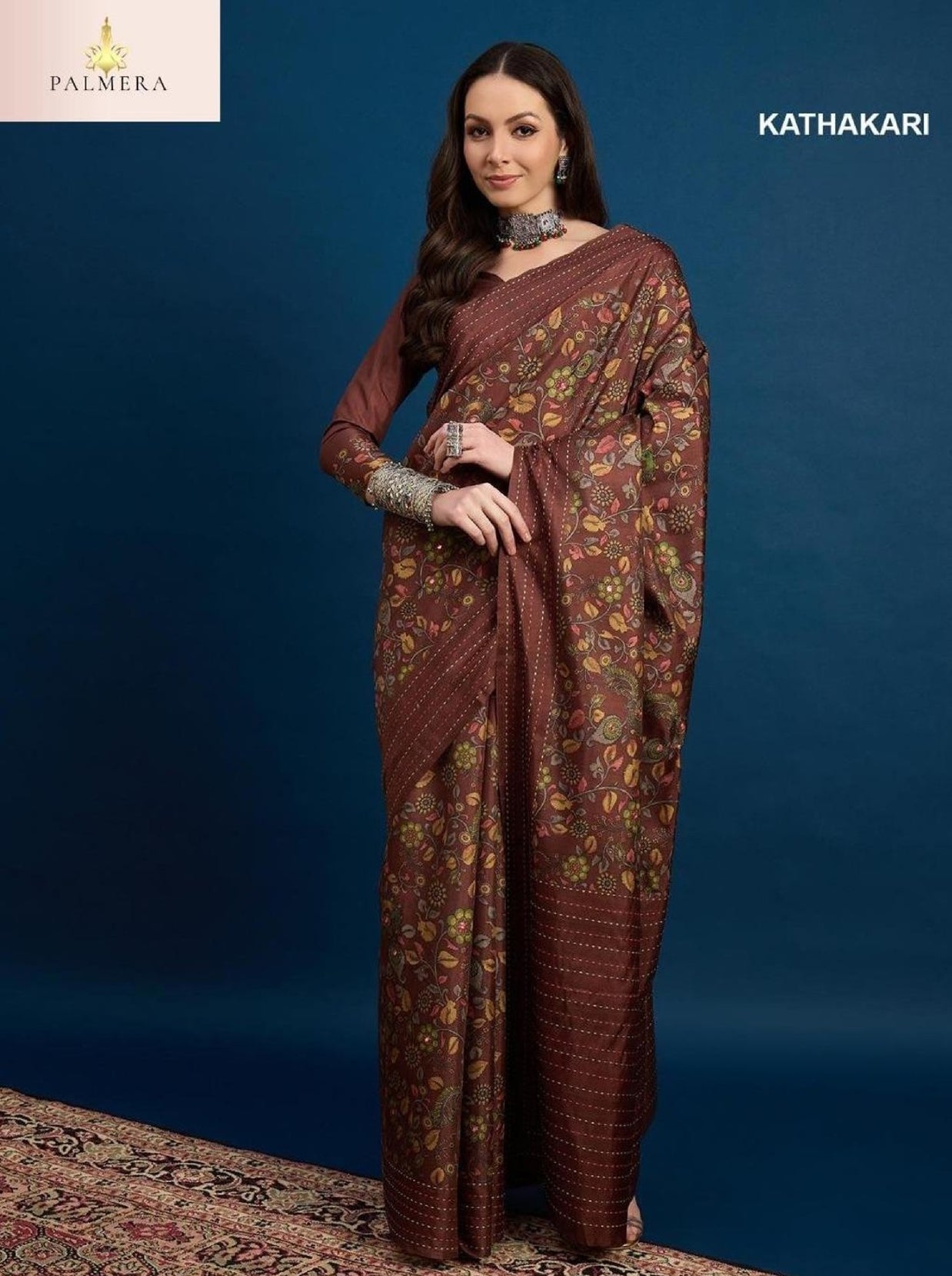 Palmera Saree Wholesaler and Palmera Saree Supplier | ALL-KATHAKARI VOL-02