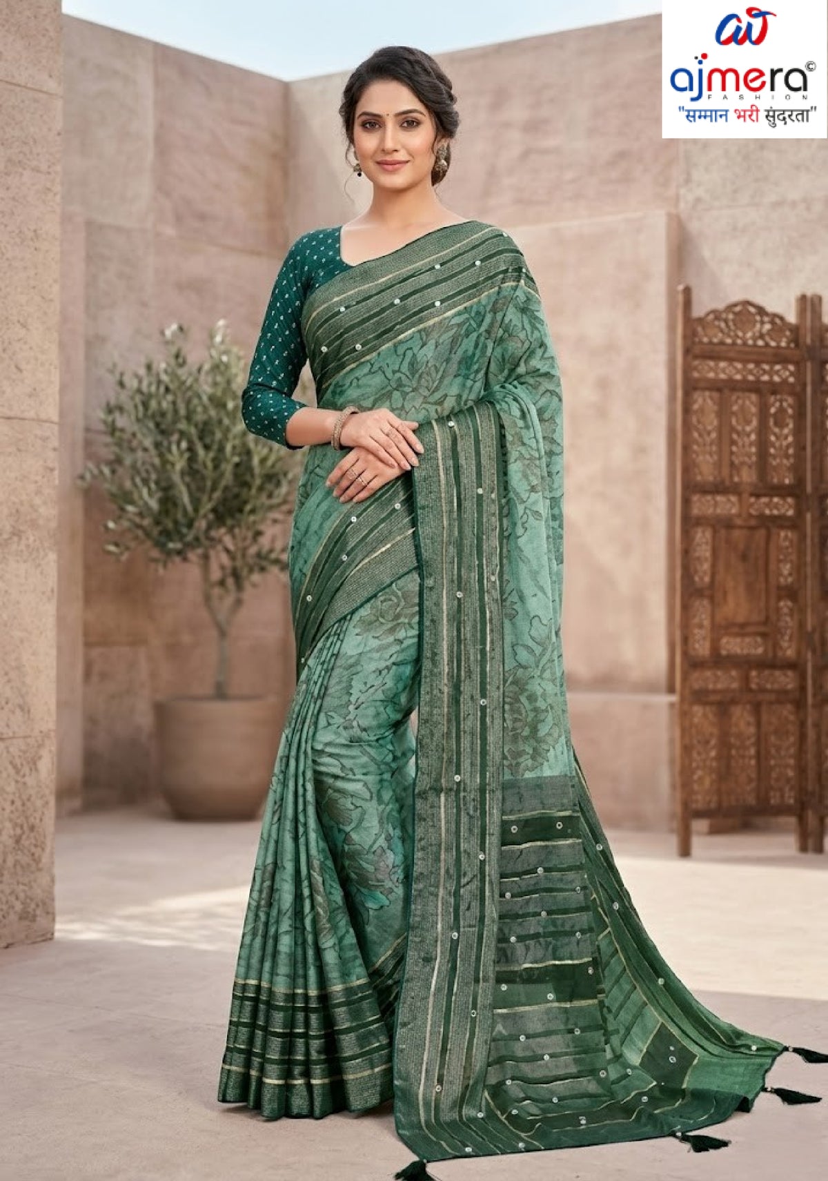 Premium Printed Saree with Matching Blouse Piece for Ethnic Elegance | RDD-VEENA VOL-07