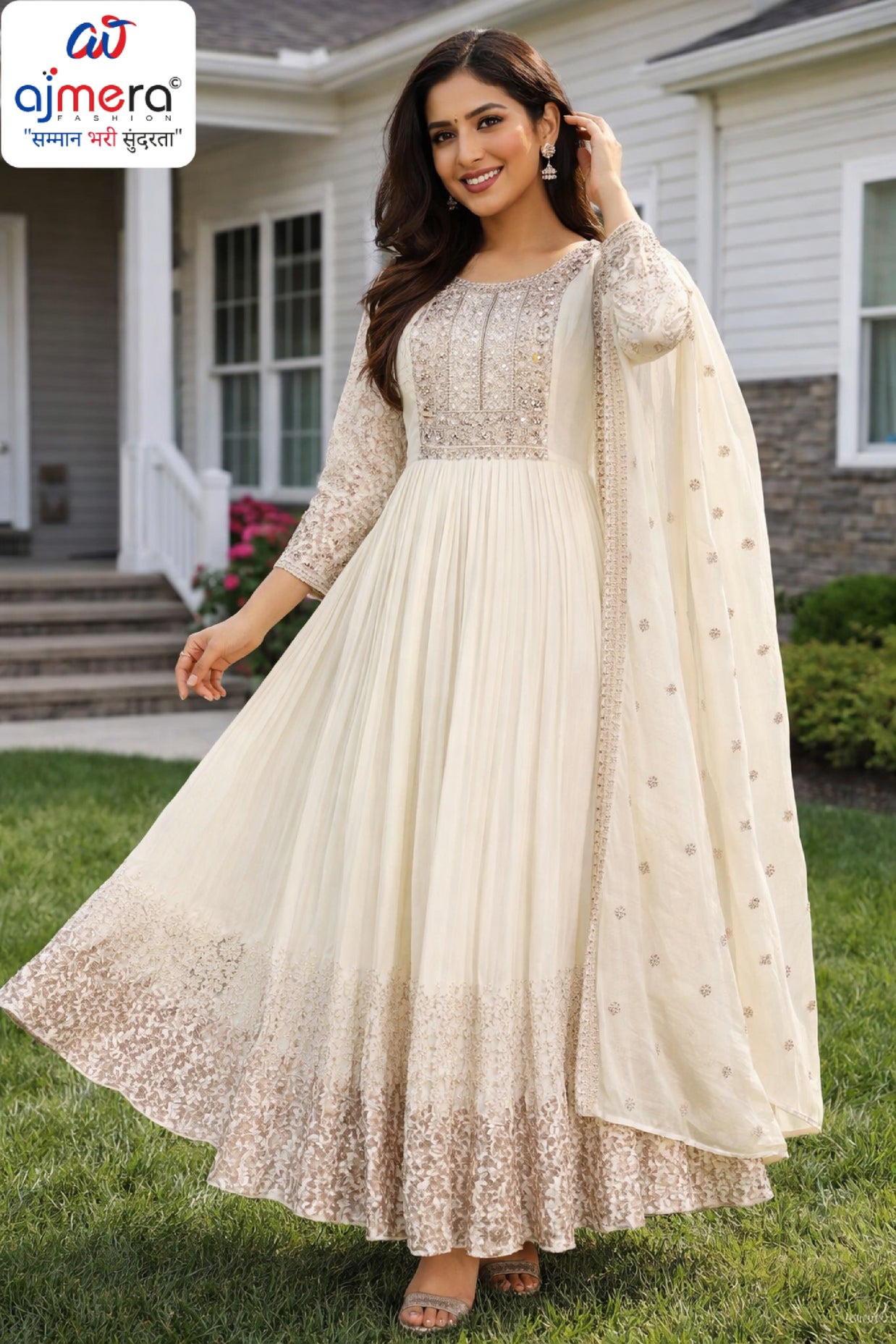 Elegant Designer Party Wear Gown for Women | PNC-1080