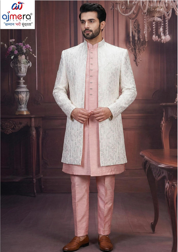 Premium Men's Indo Western for Wedding & Party Wear | SNA-MIN11608