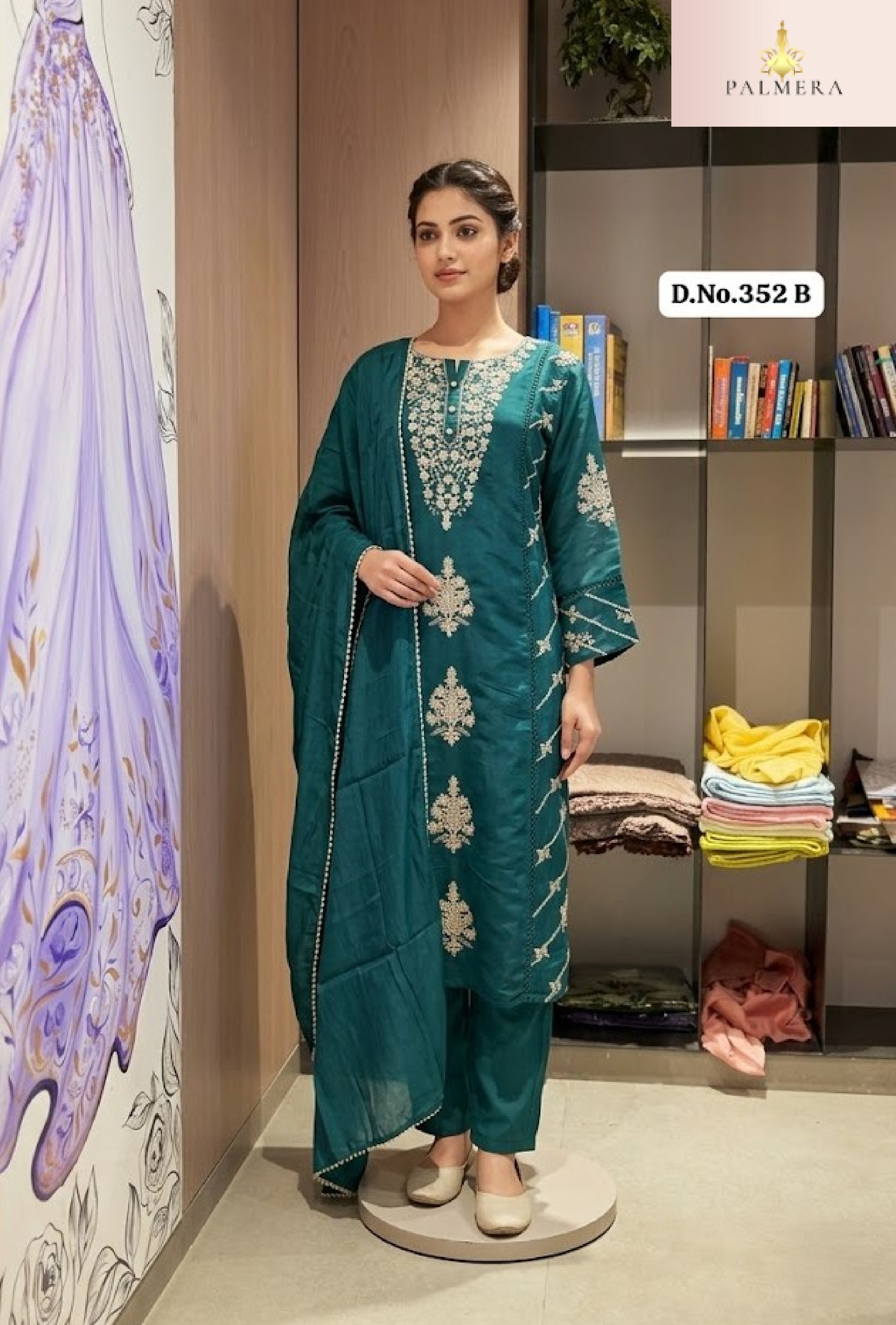 Designer Premium Palmera Kurti Collection for Women | MIK-352B