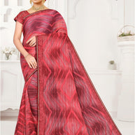 Classic Printed Saree with Blouse Piece for Timeless Traditional Style  | SNR-MATI