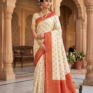 Bangal Era Nylon Saree with Blouse for Premium Ethnic and Designer Wear | ALL-BANGAL ERA-110