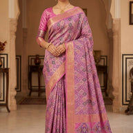 Digital Print Silk Saree with Blouse Piece for Premium Ethnic and Traditional Wear | STG-MANDOVI